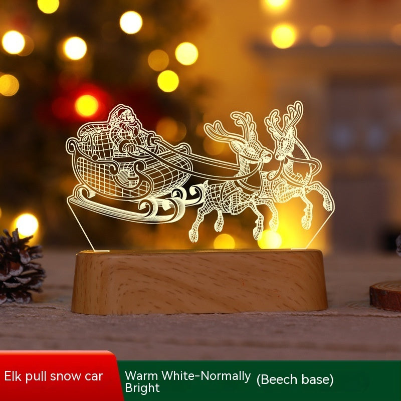 Christmas Decoration 3D Lamp Acrylic LED Night Lights New Year Valentines Day Christmas Kids Gift Christmas Ornaments Christmas Decoration 3D Lamp Acrylic LED Night Lights New Year Valentines Day Christmas Kids Gift Christmas Ornaments